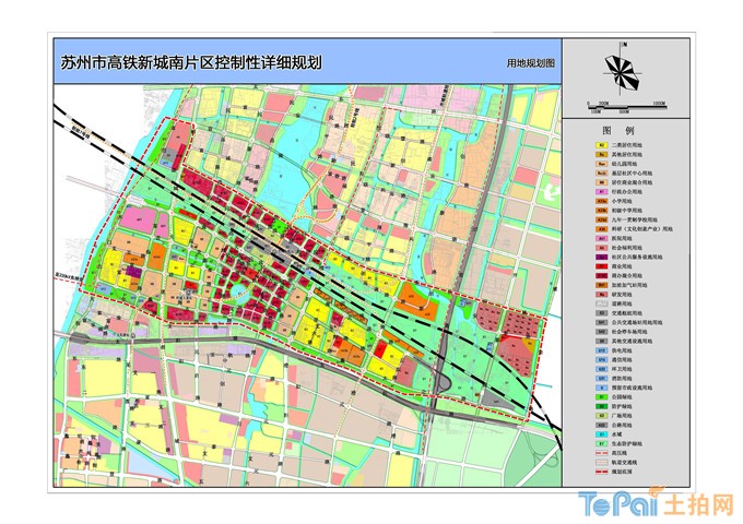 苏州市高铁新城城南片区控制性详细规划图片 123 680480